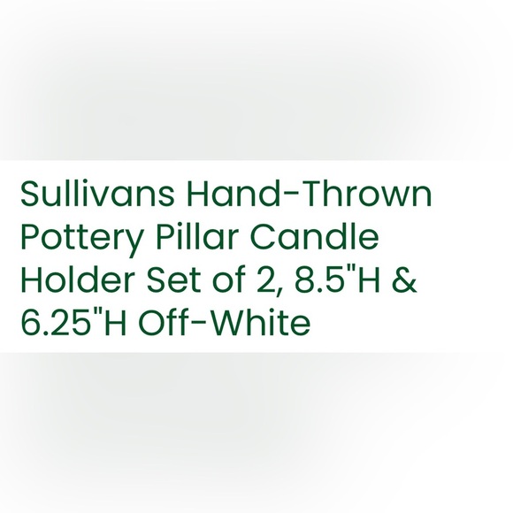 🌹SULLIVAN’S HAND-THROWN POULTRY PILLAR CANDLE HOLDERS - Picture 4 of 5